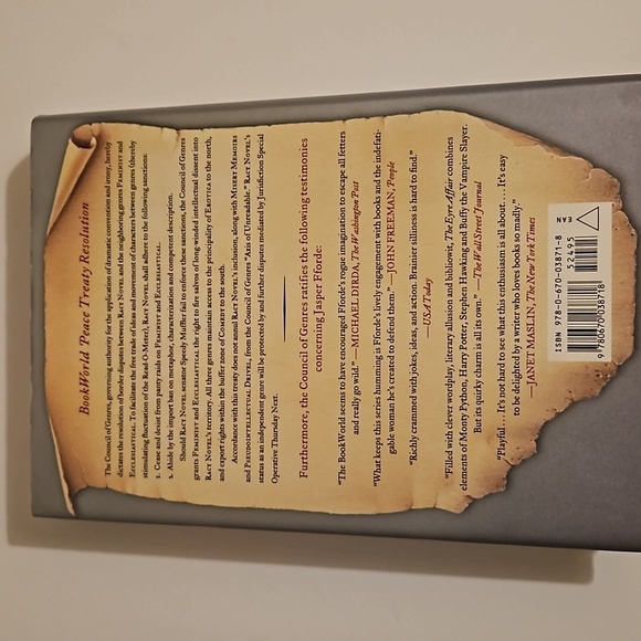 Thursday Next Jasper F forde Viking Publisher Home Accents Cofffe Table Books - Picture 9 of 13